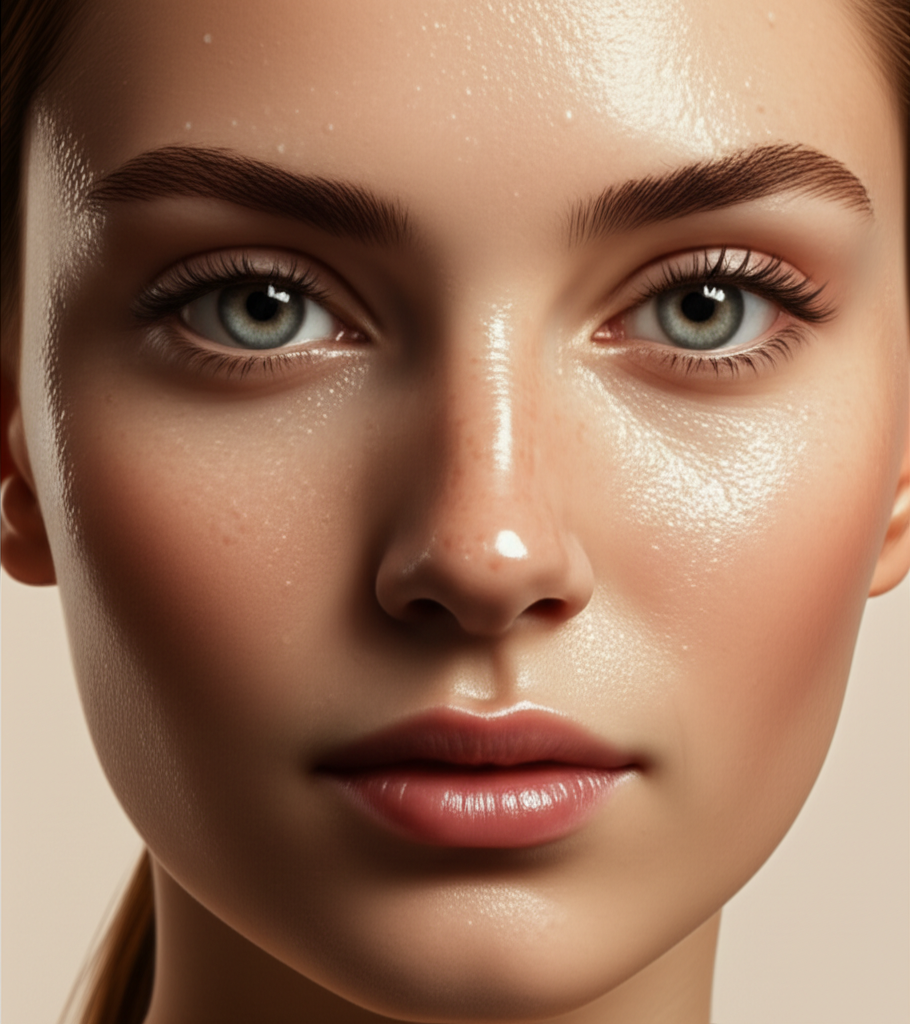 Glowing skin results